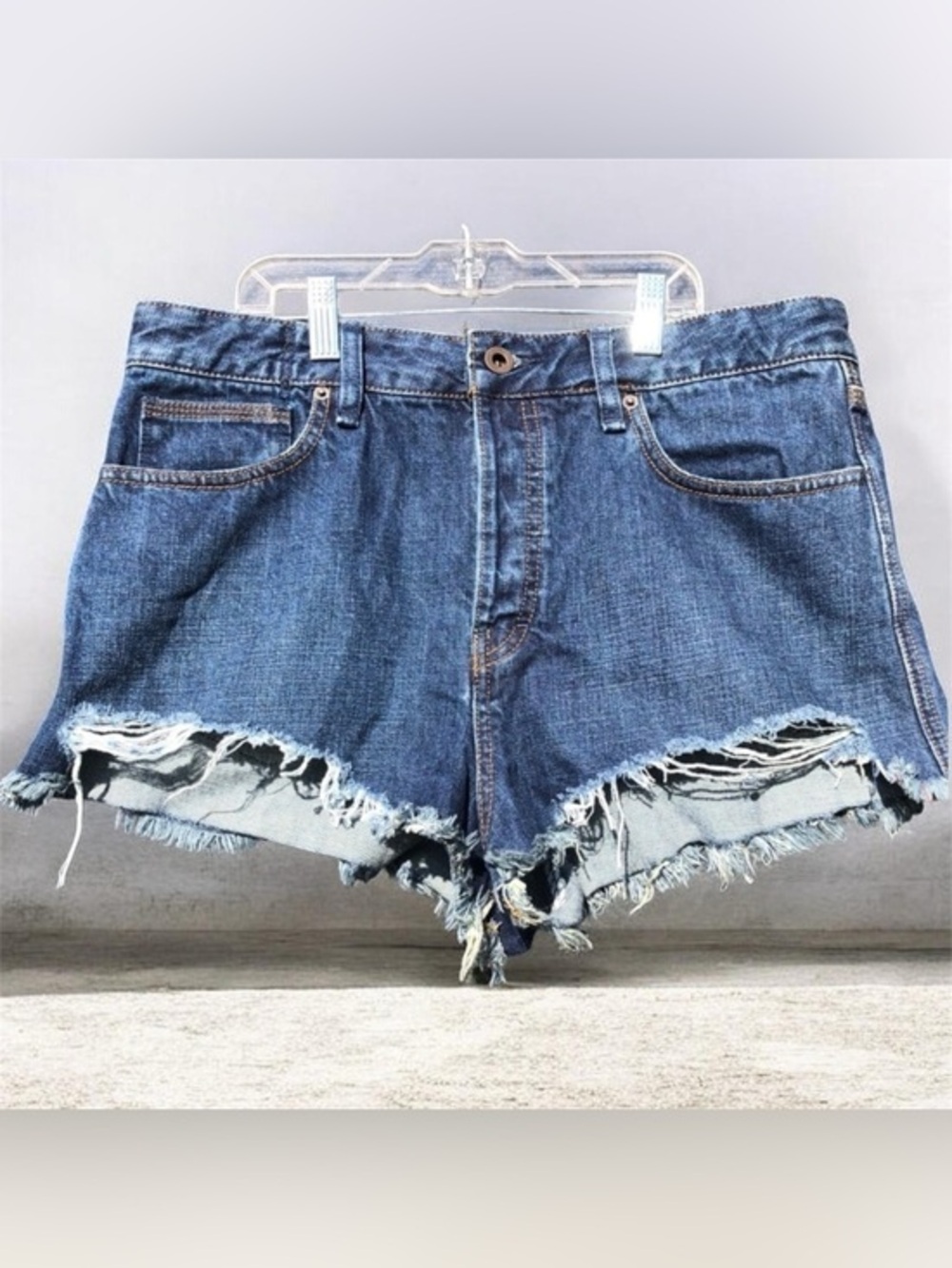 Free people denim shorts